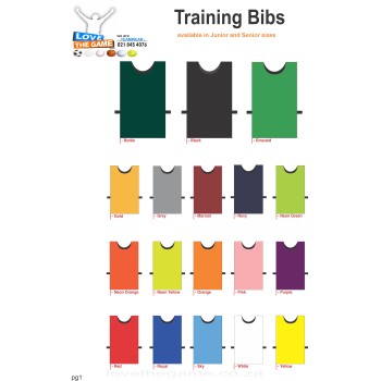Netball Bibs - pack of 7 Netball Bibs - pack of 7