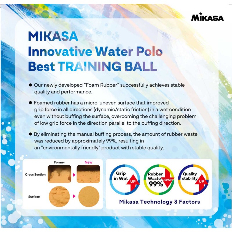 Mikasa WP555D Waterpolo Ball