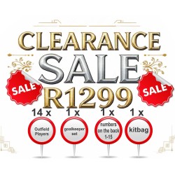 Clearance Soccer Kits R1299