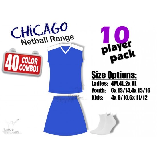 Chicago Netball Kit Chicago Netball Kit