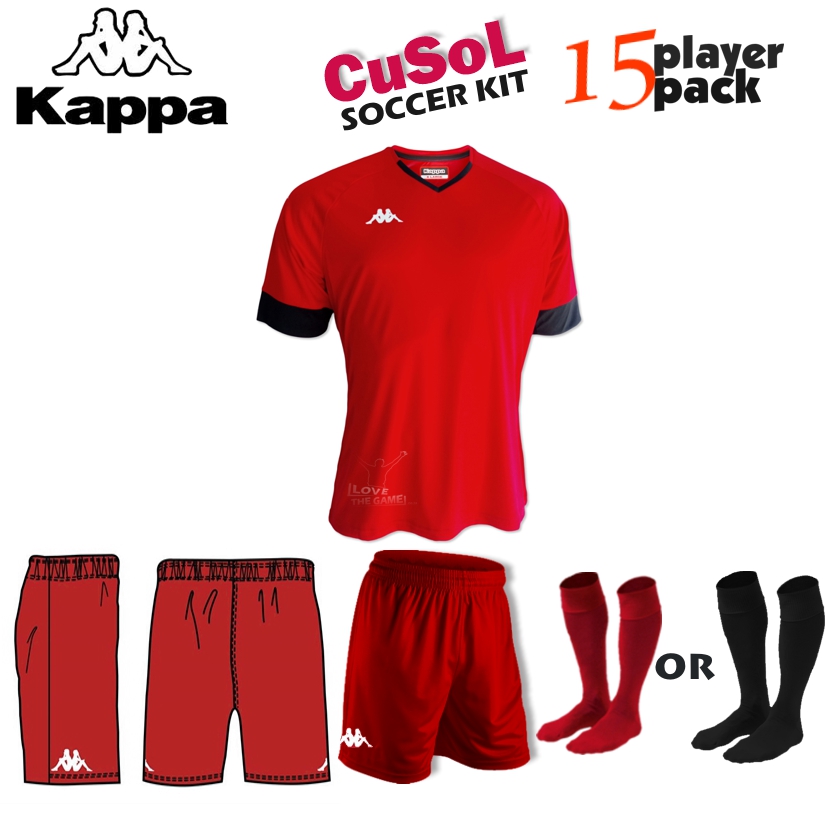vigtigste hårdtarbejdende værktøj Kappa Soccer Kits on Sale including Free Delivery