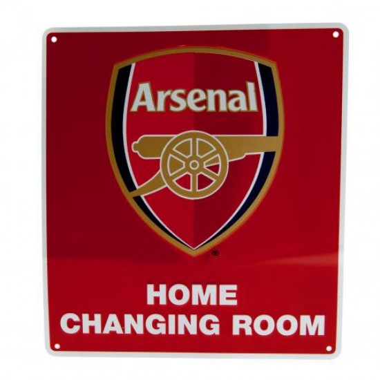 Arsenal FC Home Changing Room Sign