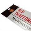 Manchester United FC Street Sign