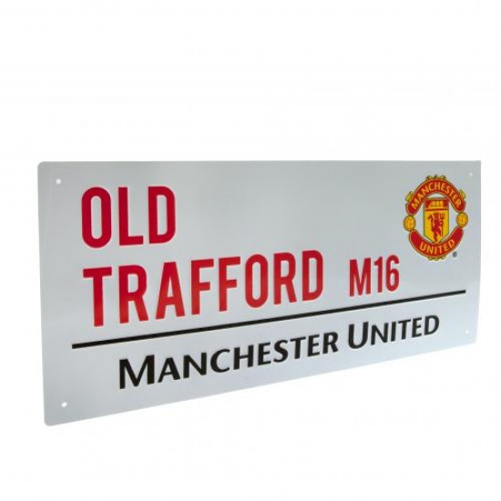 Manchester United FC Street Sign